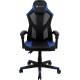 Кресло игровое Оклик -121G черный/синий сиденье черный/синий искусст.кожа/сетка с подголов. крестов. пластик черный главное фото в маленьком размере