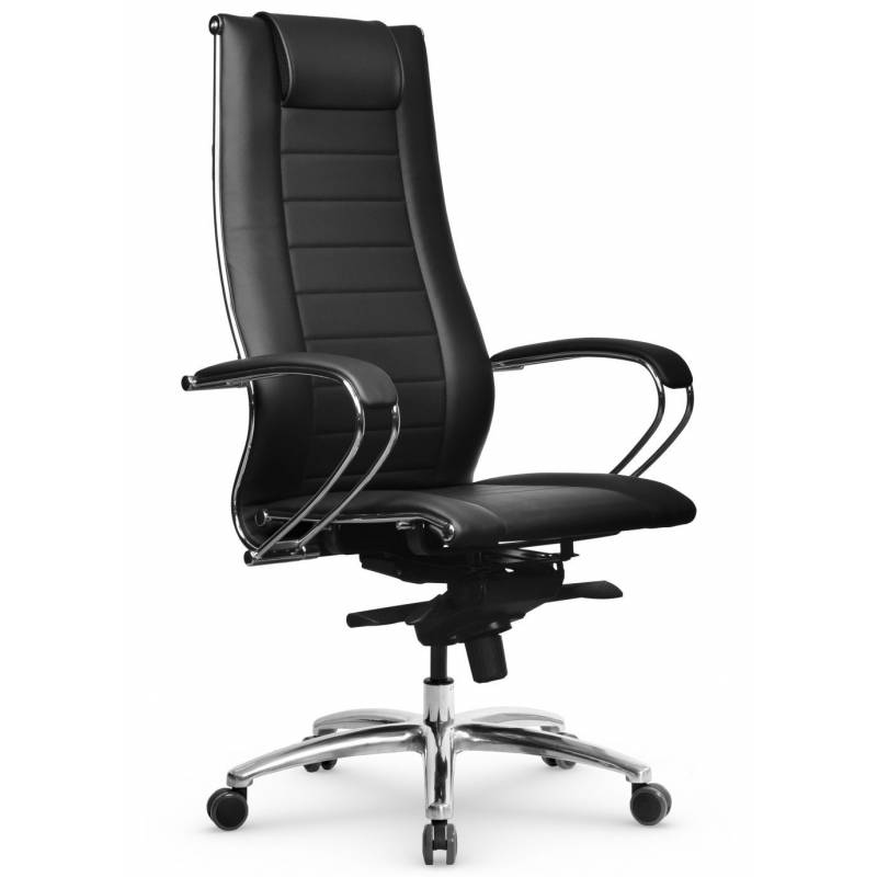 Кресло руководителя Samurai Lux 2 (черная перфорированная кожа) главное фото