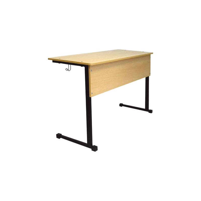 Стол-парта ученический 2-местный нерегулируемый, 1200х500х760 мм, рост 6, цвет бук, ПШ2/13А бук главное фото