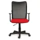 Кресло  "Spring MG-307", с подлокотниками, комбинированное красное/черное TW, 531405. Фото товара с разных ракурсов.
